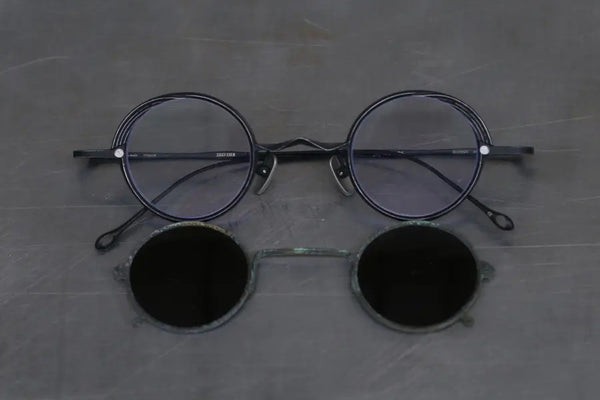 rigards&ZIGGY CHEN retro black + emerald frame transparent + dark gray lens glasses RG1008ZC